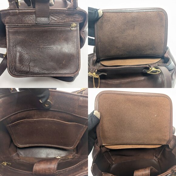 COACH Vintage Leather Costa Rica Handmade Shoulder Bag - Picture 8 of 15